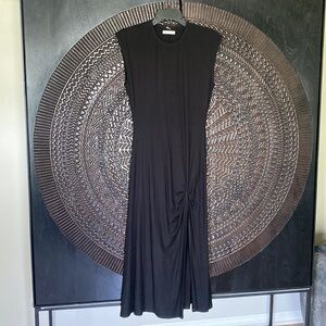 Reformation midi dress black small